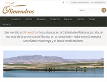 Tablet Screenshot of olimendros.com